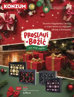 Pregled letka Katalog trgovine Konzum vrijedi od 24.11.2025
