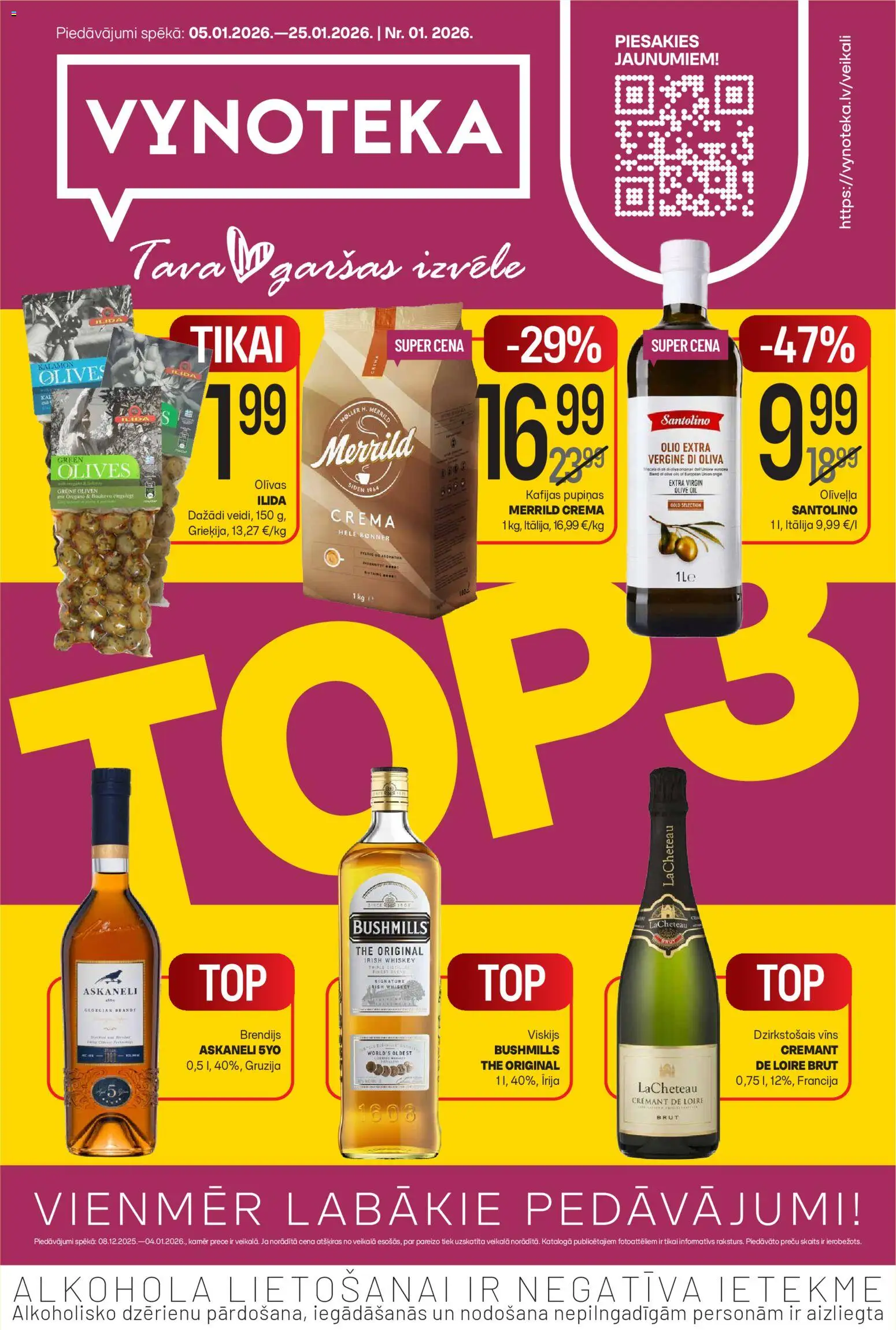 Skatīt Vynoteka akciju bukletu, derīgs no 2026.01.05