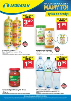 Pogląd gazetki "Lewiatan gazetka - W wielopakach taniej" ze sklepu Lewiatan ważnej od 05.03.2026