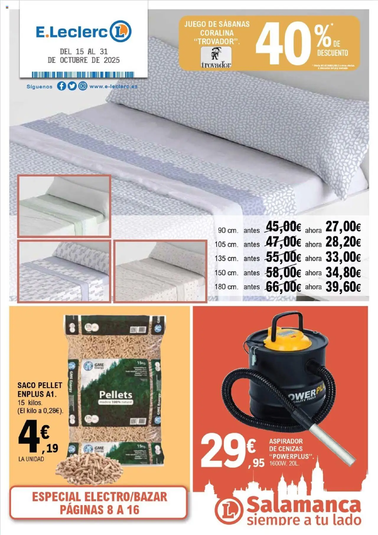 E.Leclerc Folleto > 15/10 - 31/10/2025 > Ofertas