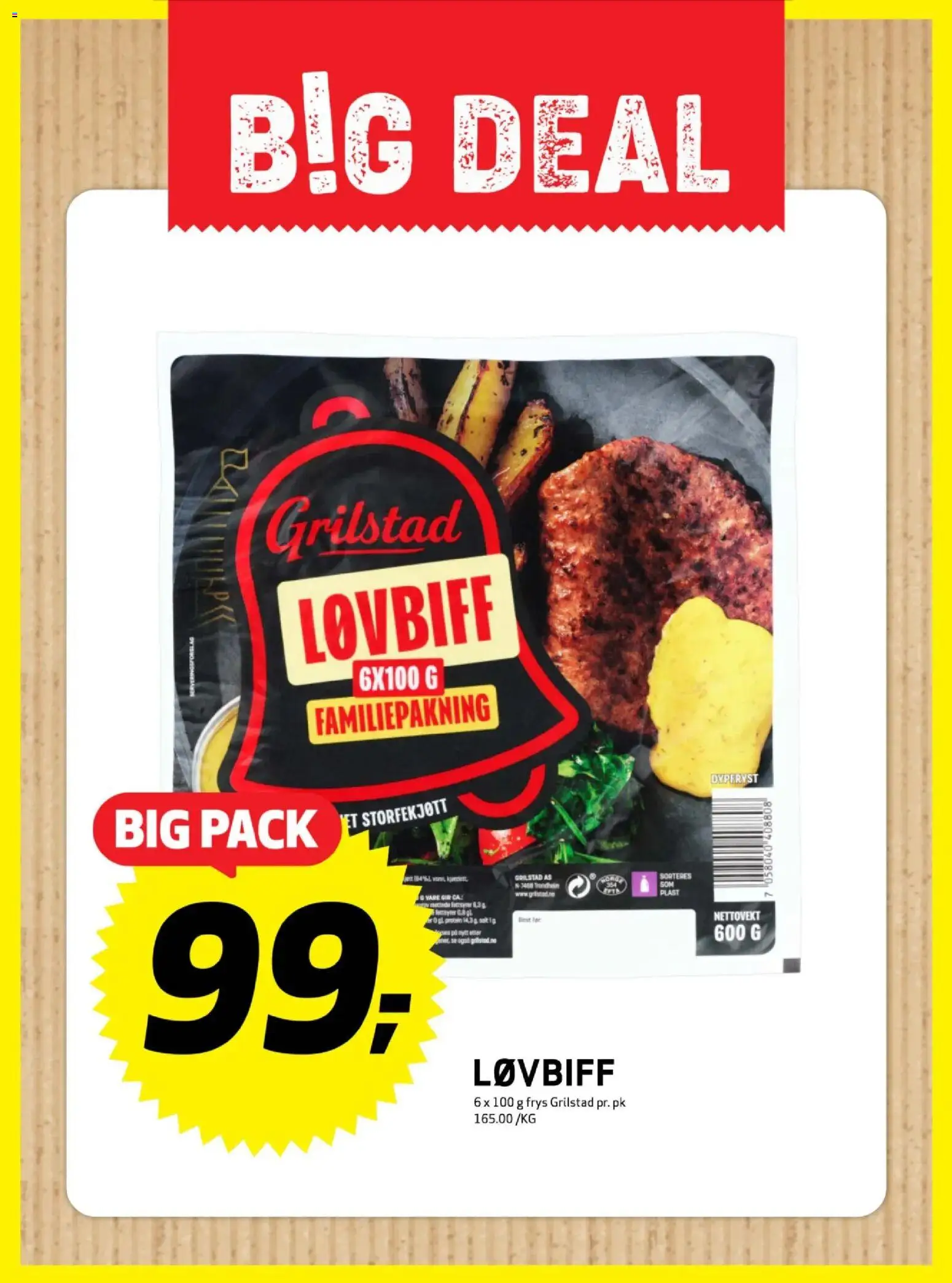 Forhåndsvis Big Deal fra butikk Bunnpris gyldig fra 06/11/2025