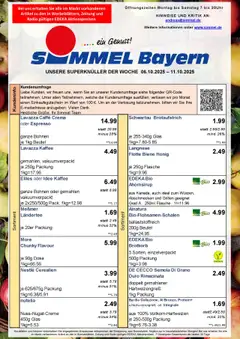 Vorschau von dem Prospekt des Geschäftes Simmel, gültig ab dem 06.10.2025