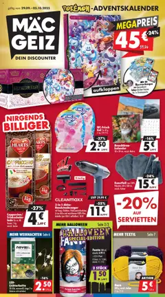 Vorschau von dem Prospekt des Geschäftes Mäc Geiz, gültig ab dem 29.09.2025