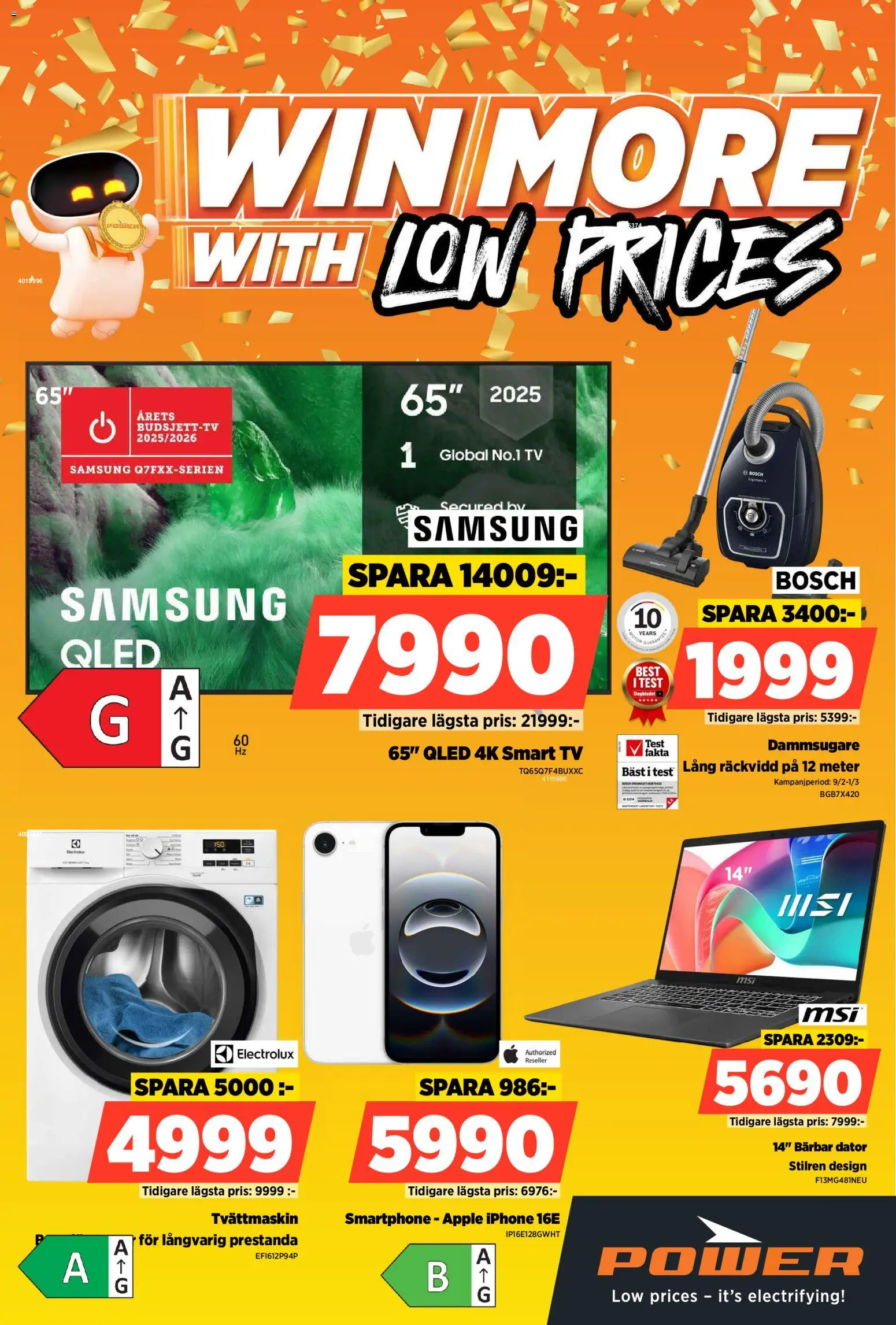 Förhandsgranska reklamblad Aktuella reklamblad Power från butik Power gäller från 09/02/2026