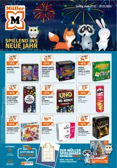 Vorschau von dem Prospekt des Geschäftes Müller, gültig ab dem 21.12.2025