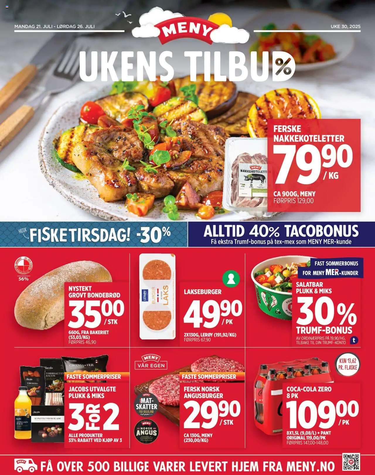 Kundeavis Meny gyldig fra 21/07/2025 - Sidenummer 1