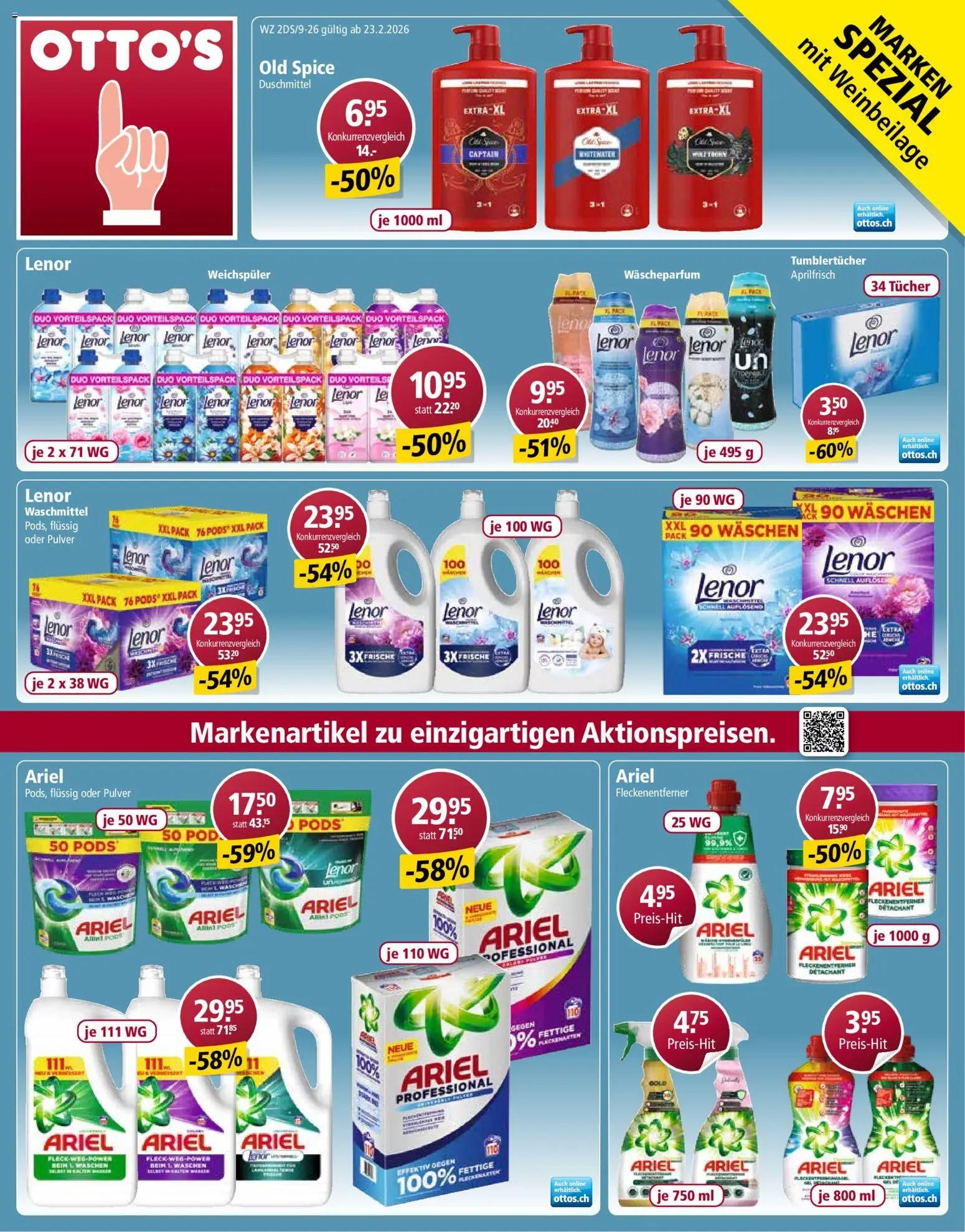 Vorschau des Merkblatts Aktionen vom Shop Otto's gültig von 23.02.2026 bis 01.03.2026