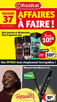 Prévisualisation de Folder de la semaine 37 du magasin Kruidvat formulaire valide 09/09/2025