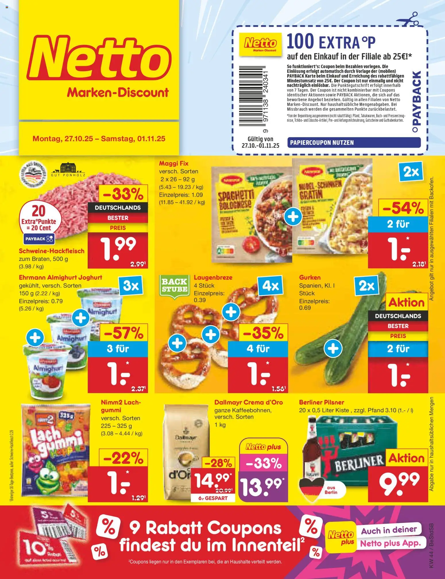 Netto Marken-Discount Prospekt (ab 27.10.2025) > Angebote