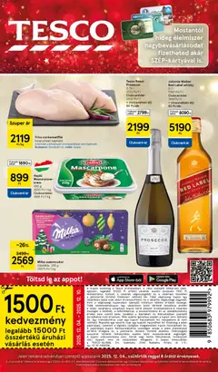 Tesco - Akciós újság Tesco megtekintése, amely érvényes 2025.12.04.-től
