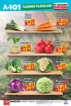 A101 Tazenin Yıldızları 27.11.2025 - Broşürünün önizlemesi