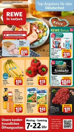 Vorschau von dem Prospekt des Geschäftes Rewe, gültig ab dem 14.09.2025