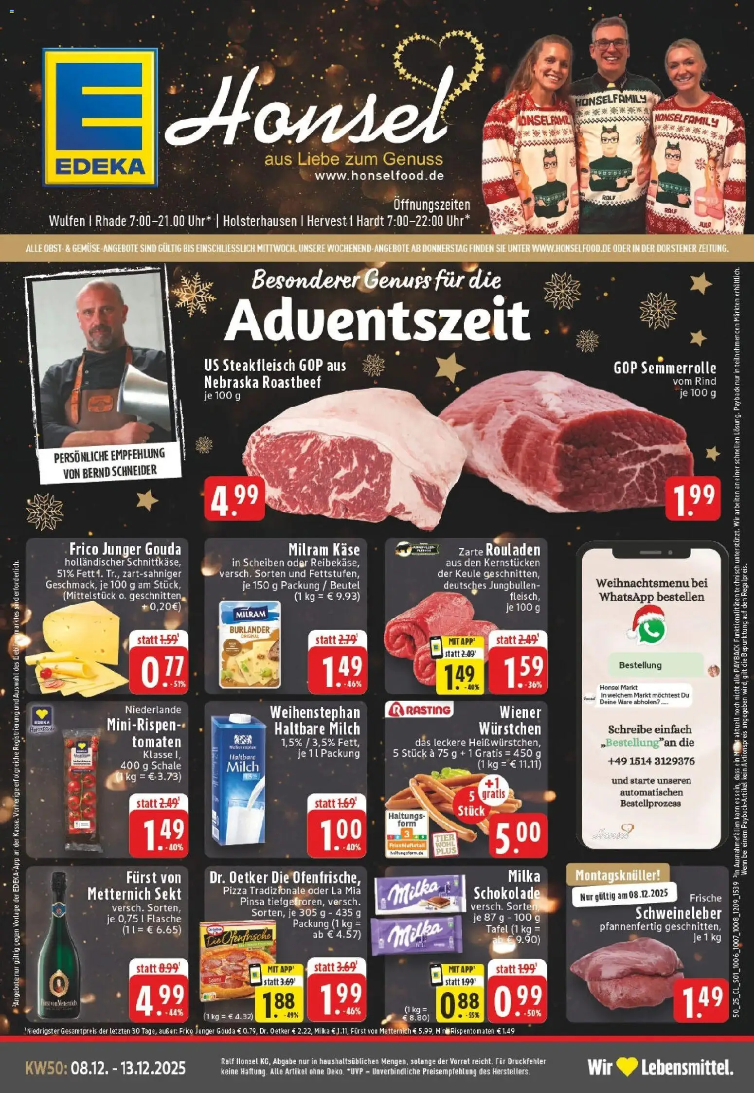 Vorschau von dem Prospekt des Geschäftes Edeka, gültig ab dem 07.12.2025