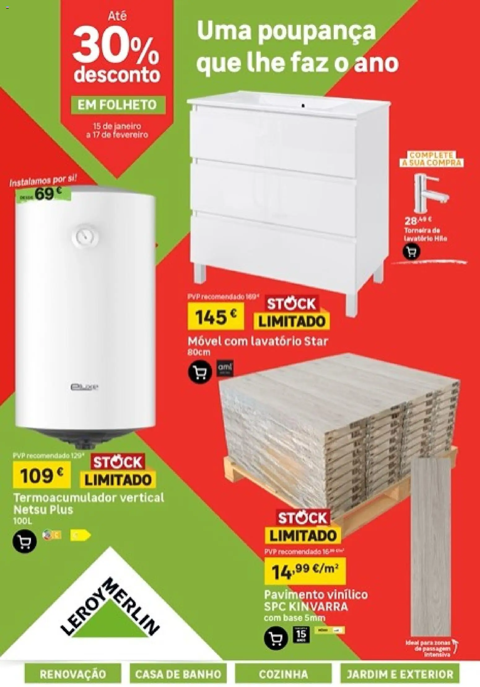 Pré-visualização do folheto da loja Leroy Merlin válida a partir de 15/01/2026