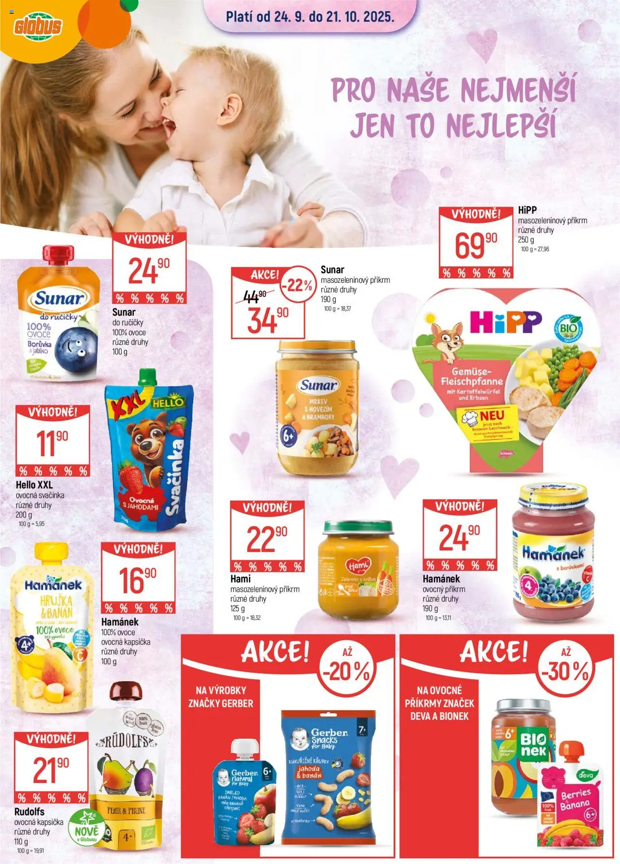  Globus leták od 24.09.2025 >> Akční nabídka "Trmice"
