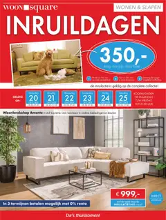 Voorbeeld van Folder van winkel Woonsquare geldig vanaf 20-10-2025