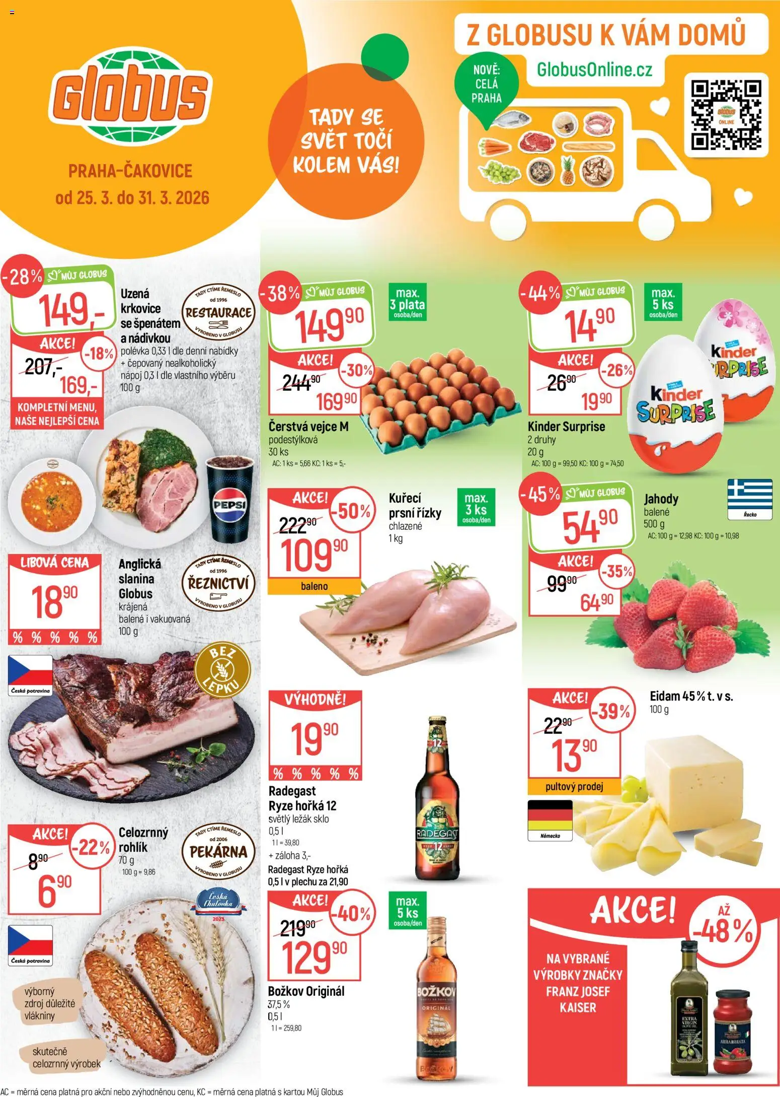 Náhled nabídky: Globus Globus leták - Praha Čakovice platný od 25.03.2026