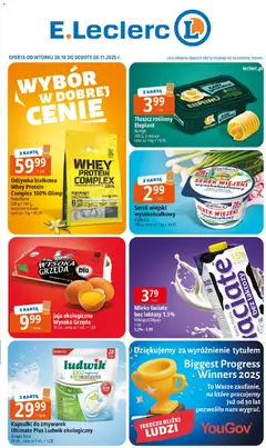 Pogląd gazetki "Wrocław" ze sklepu E.Leclerc ważnej od 28.10.2025