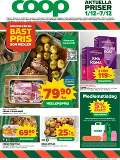 Förhandsgranska reklamblad Uddevalla från butik Coop gäller från 01/12/2025