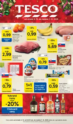 Náhľad Tesco letáku platného od 03.12.2025