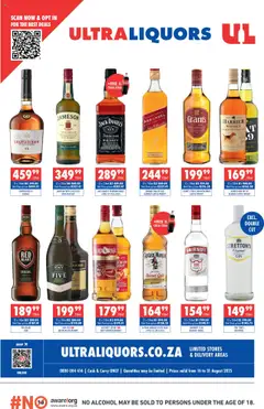 Preview of Ultra Liquors flyer valid from 16/08/2025