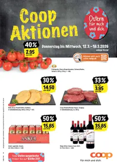 Vorschau des Merkblatts Coop aktionen vom Shop Coop gültig von 12.03.2026 bis 18.03.2026