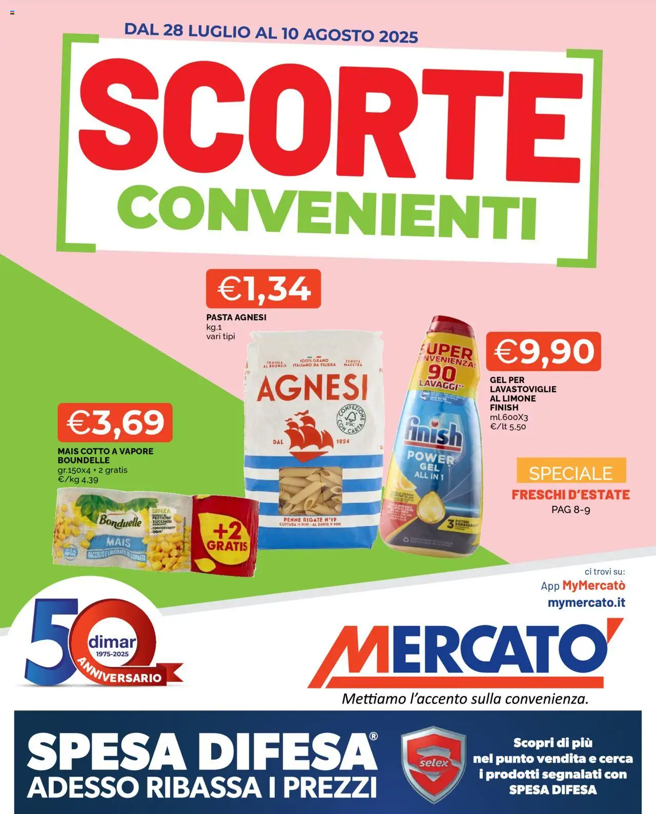 Volantino Mercatò valido da 28/07/2025 numero di pagina 1