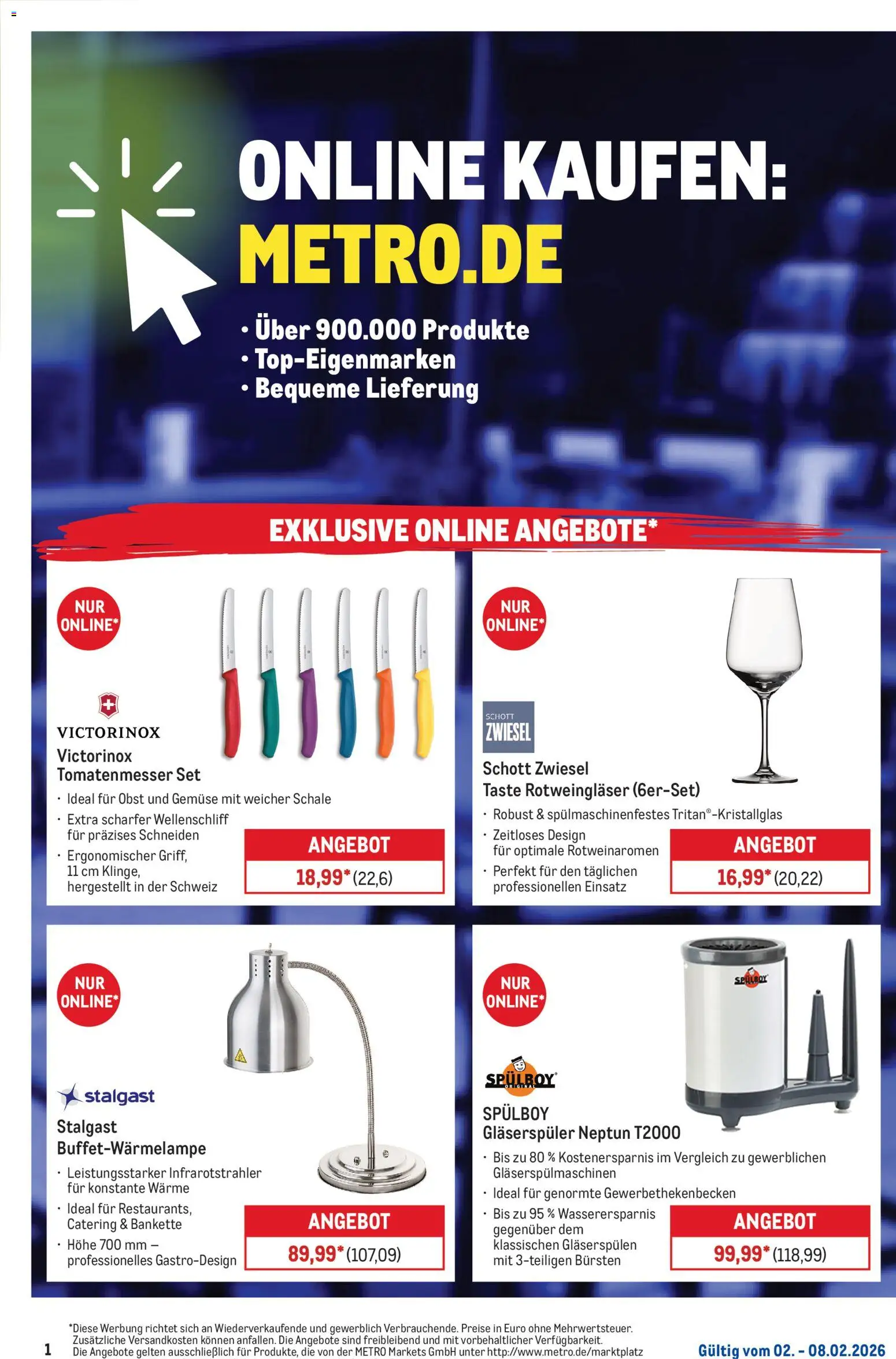 Vorschau von dem Prospekt des Geschäftes Metro, gültig ab dem 02.02.2026