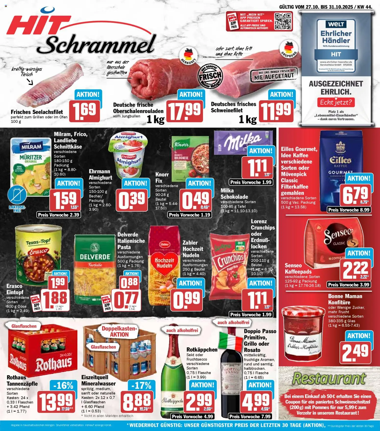 HIT Prospekt ab 27.10.2025 nächste Woche > Baden-Württemberg
