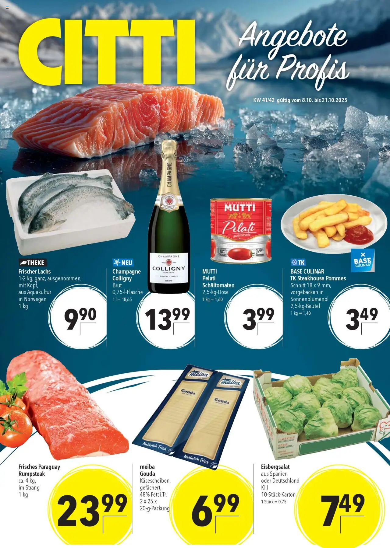 CITTI Markt Aktuelle Angebote für Profis (vom 08.10.2025 - 21.10.2025)