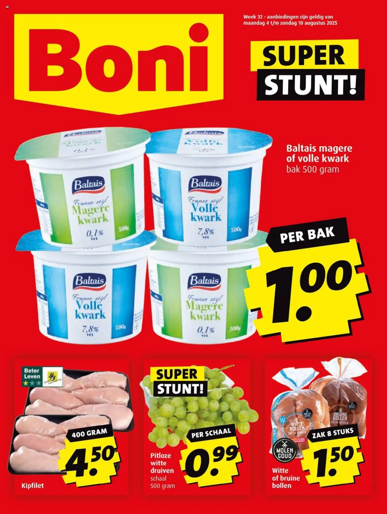 Boni shop Folder week 32 geldig vanaf 04-08-2025 - Paginanummer 1