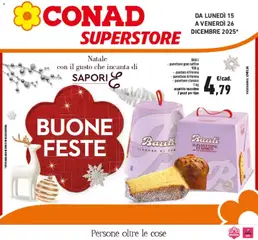 Anteprima dell'opuscolo Volantino Parma dal negozio Conad valido da 15/12/2025