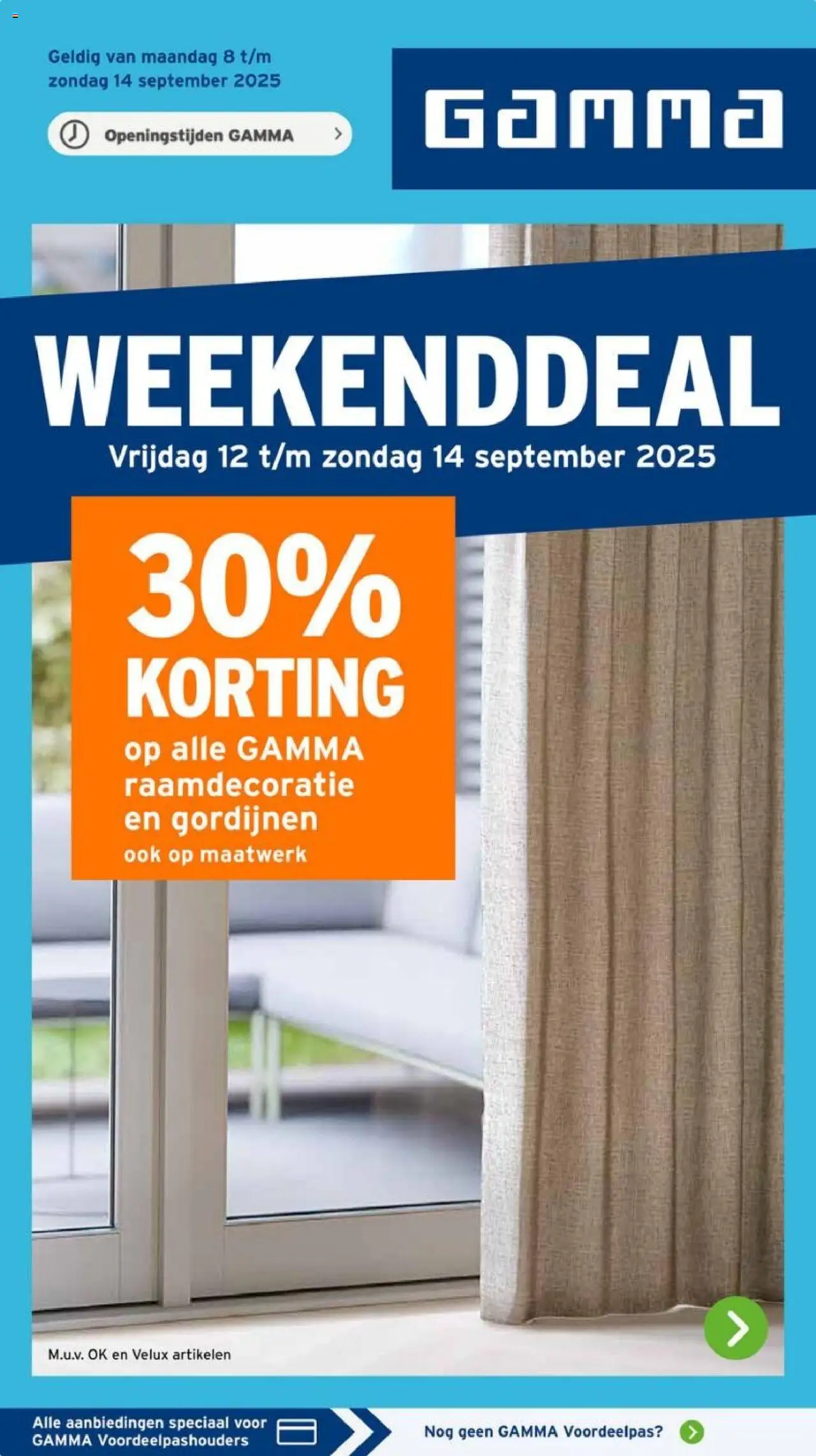 GAMMA shop Weekend folder geldig vanaf 12-09-2025 - Paginanummer 1