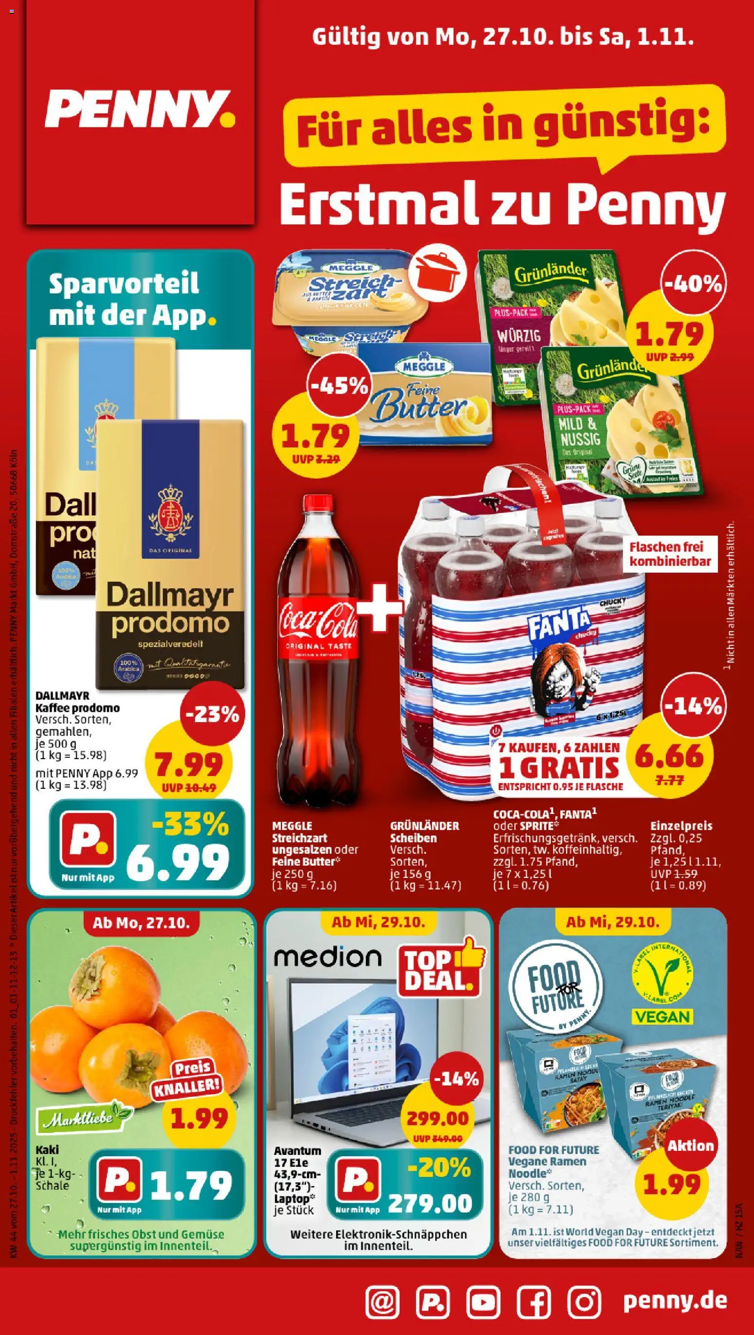 Penny Prospekt ab 27.10.2025 - Prospekt