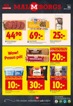Förhandsgranska reklamblad Malmö från butik ICA Kvantum gäller från 10/11/2025