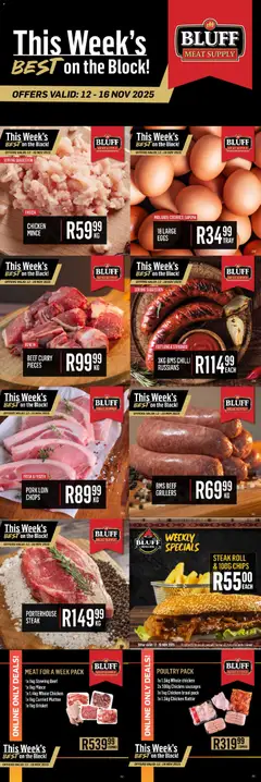 Preview of Bluff Meat Supply flyer valid from 12/11/2025