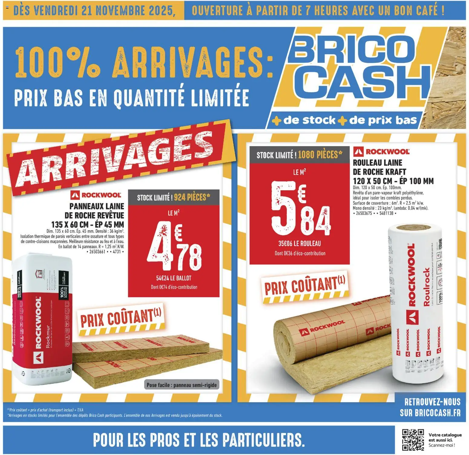 Prévisualisation de Catalogue arrivages du magasin Brico Cash formulaire valide 21/11/2025