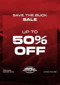 Preview of Cape Union Mart flyer valid from 01/01/2026