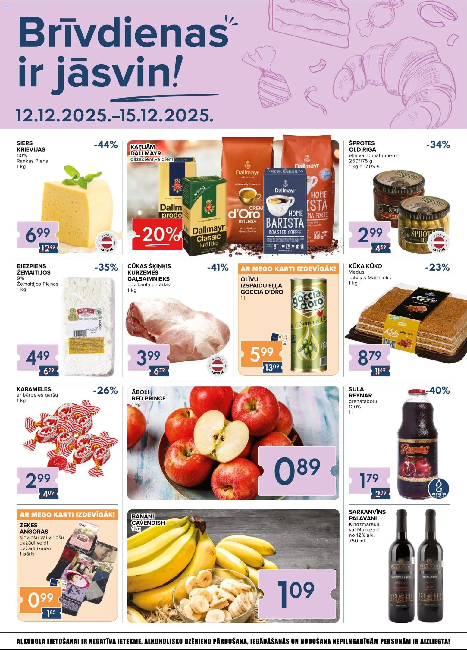 Skatīt Mego akciju bukletu, derīgs no 2025.12.08