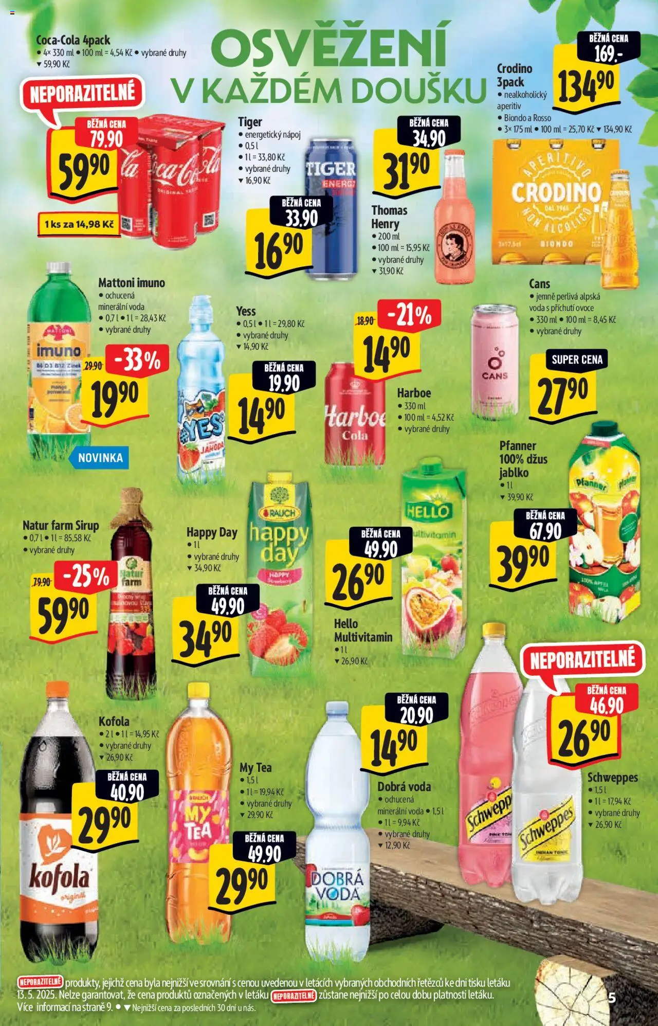  ALBERT leták od 21.05.2025 - Akční leták "Katalog - Hypermarket" - strana 5 - Apple, Ovoce, Voda, Kofola, Dobrá voda, Cola, Sirup, Energetický nápoj