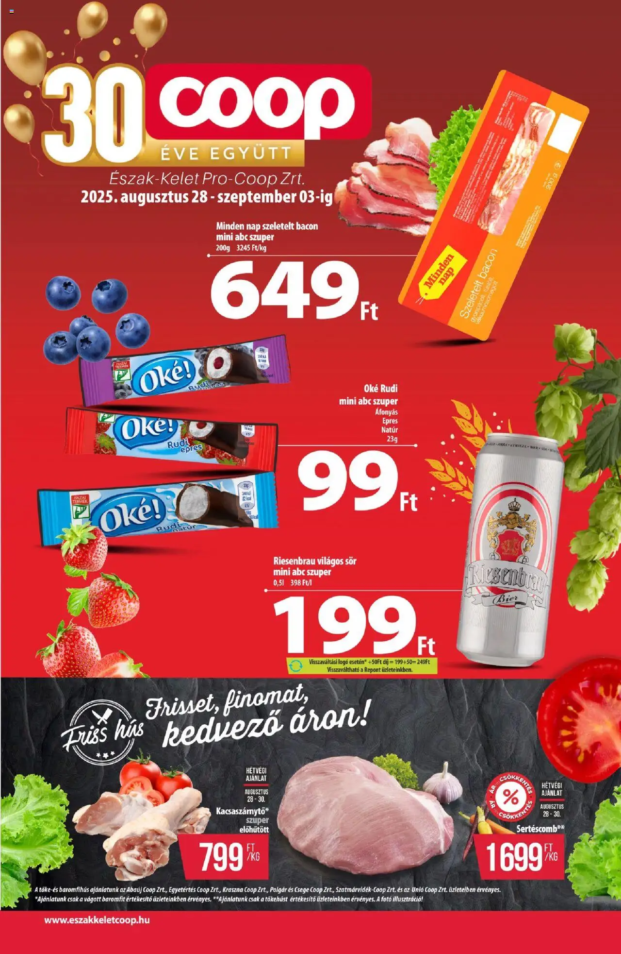COOP aktuális szórólap, érvényes 2025.08.28.-től - 1 oldal