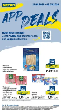 Vorschau von dem Prospekt des Geschäftes Metro, gültig ab dem 27.04.2026
