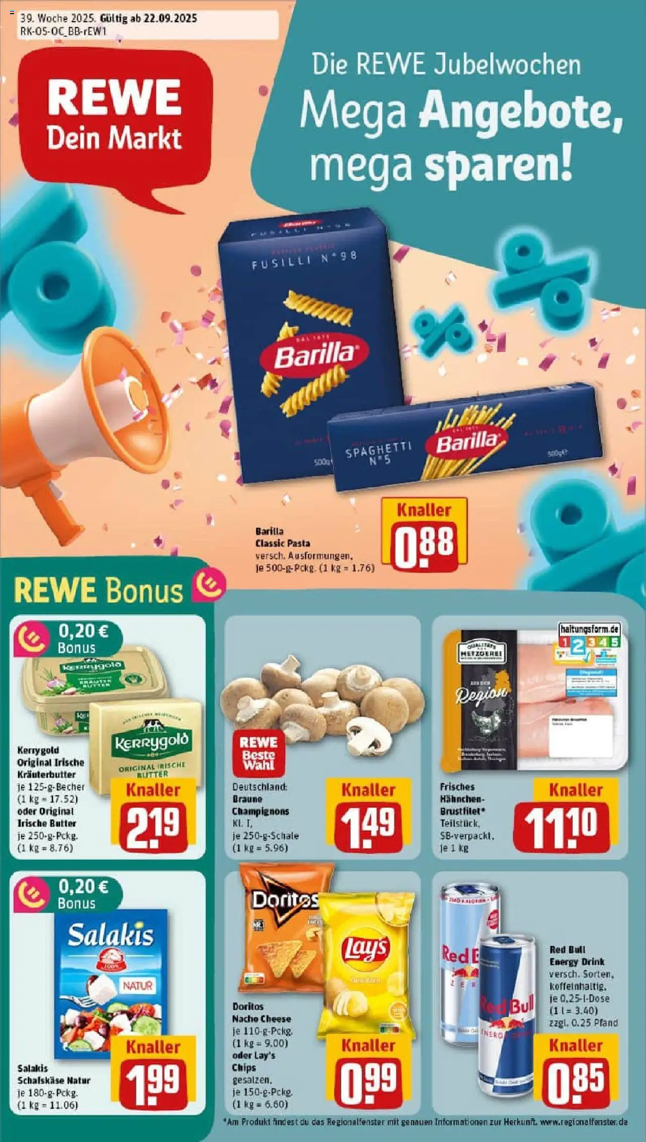 REWE Prospekt ab 21.09.2025 nächste Woche - Prospekt Berlin / Steglitz	