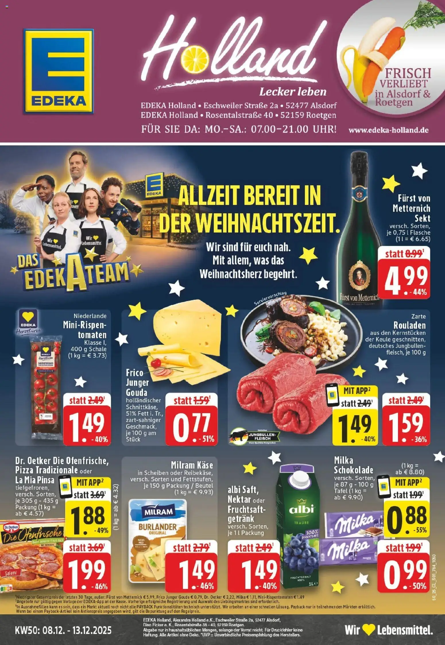 Vorschau von dem Prospekt des Geschäftes Edeka, gültig ab dem 07.12.2025