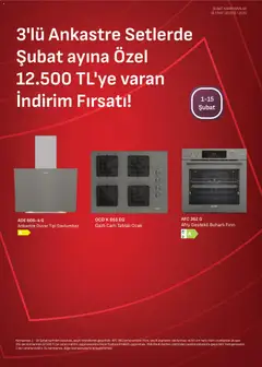 Arçelik Ankastre Kataloğu 01.02.2026 - Broşürünün önizlemesi