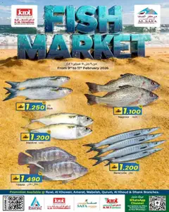 Preview of the catalogue Fish market of store KM Trading valid from 9 Feb, 2026
