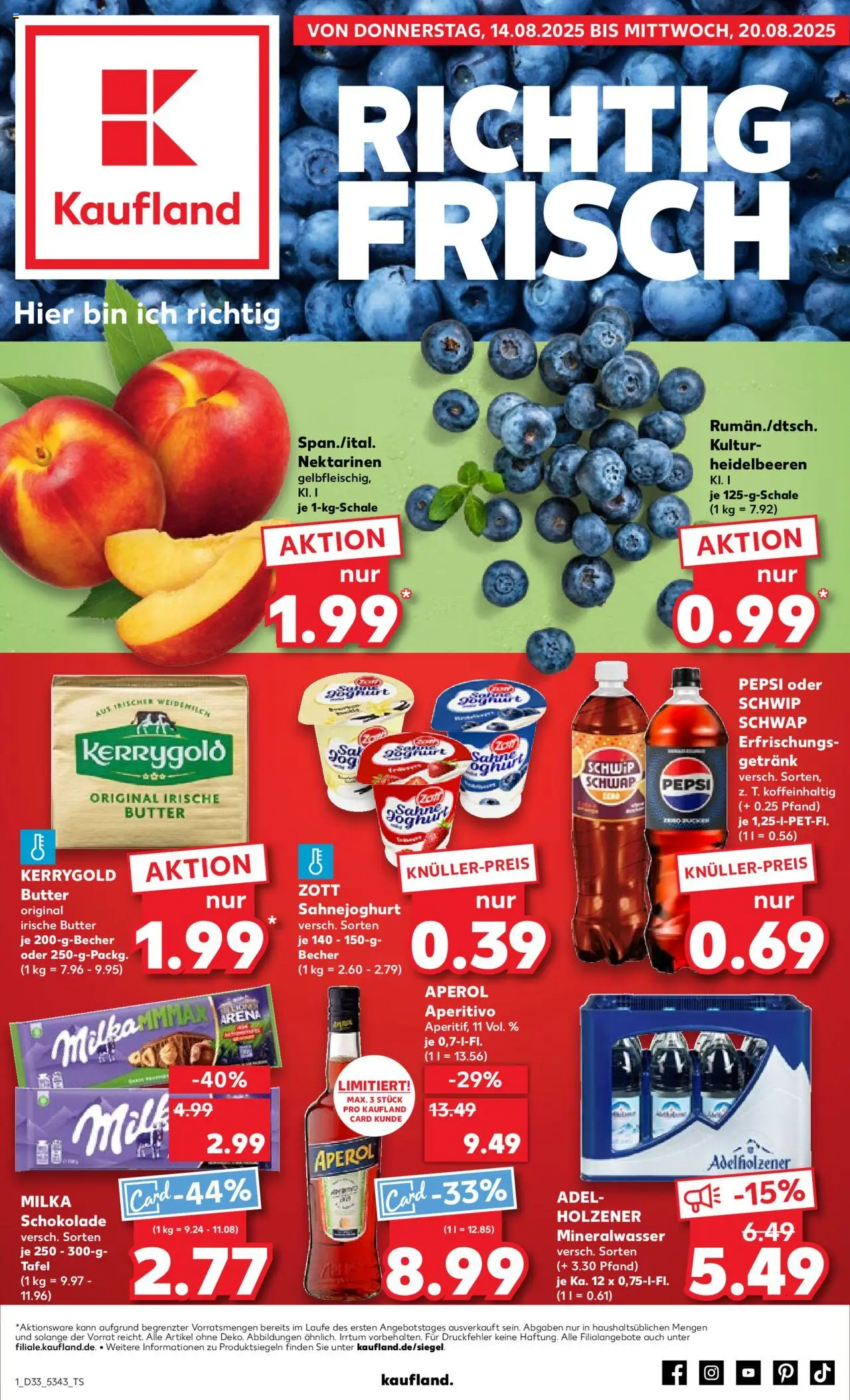 Kaufland DE shop DE Folder geldig vanaf 14-08-2025 - Paginanummer 1