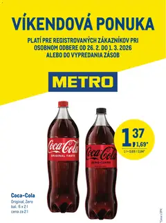 Náhľad Metro letáku platného od 26.02.2026