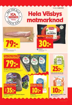Förhandsgranska reklamblad Upplands Väsby från butik ICA Kvantum gäller från 13/04/2026