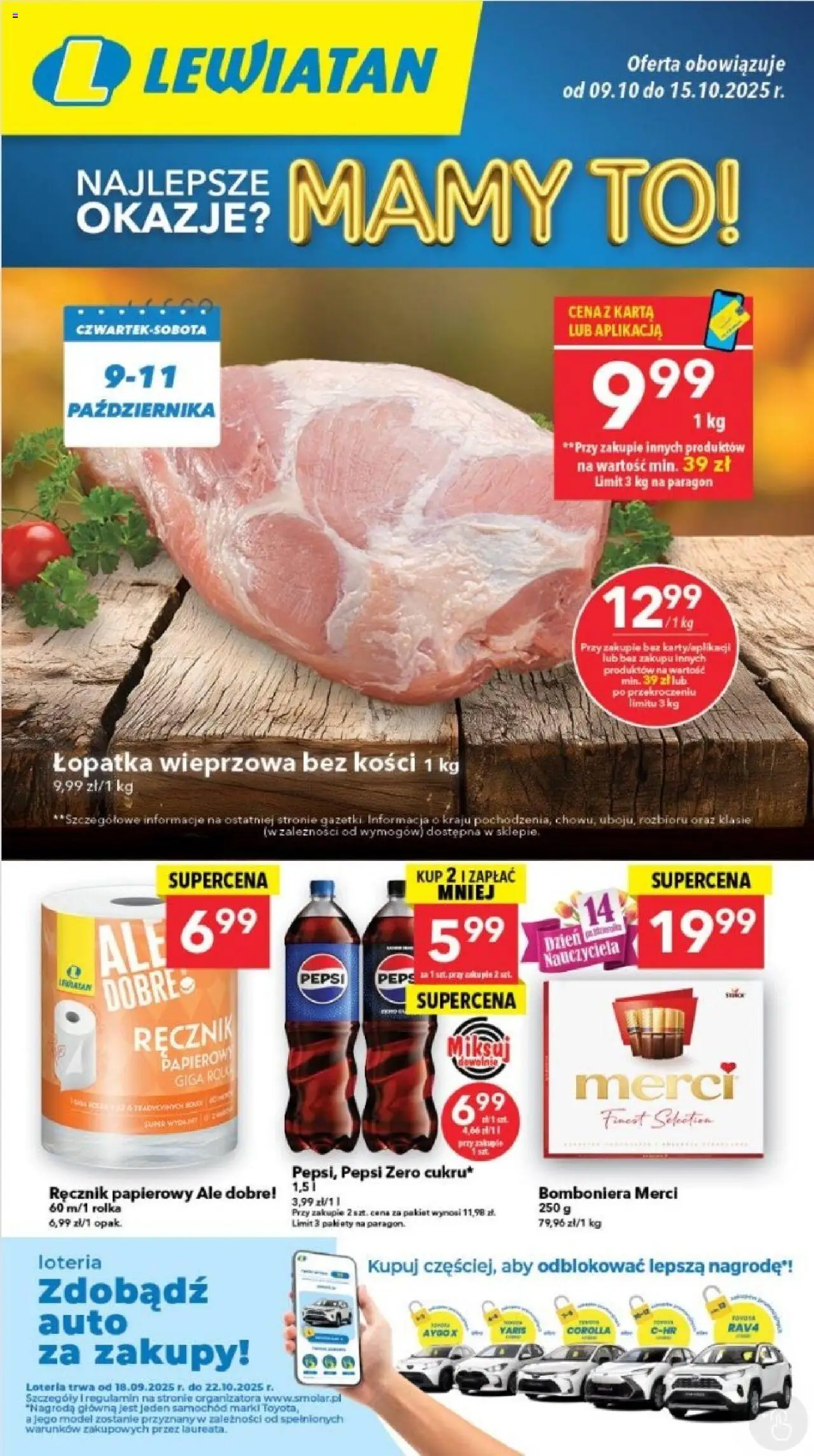 Lewiatan gazetka od 09.10.2025 - Promocje "Lublin" - Numer strony 1